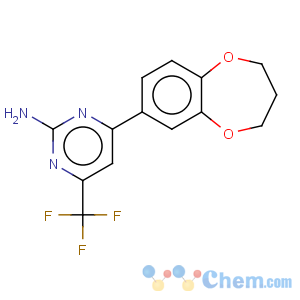CAS No:519056-64-5 4-(3,4-Dihydro-(2H)-1,5-benzodioxepin-7-yl)-6-(trifluoromethyl)-2-pyrimidinamine