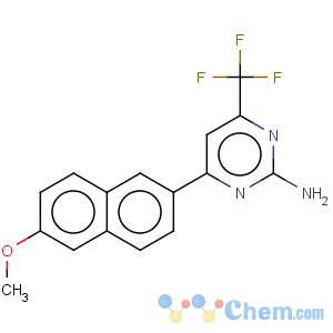 CAS No:519056-66-7 4-(6-methoxy-2-naphthyl)-6-(trifluoromethyl)pyrimidin-2-amine