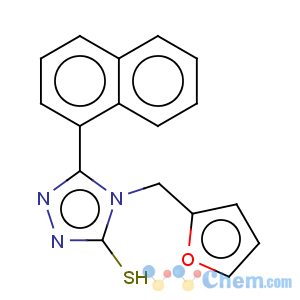 CAS No:519056-68-9 4-(2-Furylmethyl)-5-(1-naphthyl)-4H-1,2,4-triazole-3-thiol