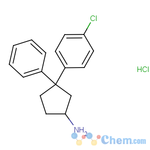 CAS No:5191-97-9 3-(4-chlorophenyl)-3-phenylcyclopentan-1-amine