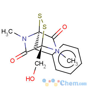 CAS No:51920-94-6 2,3-Dithia-5,7-diazabicyclo[2.2.2]octane-6,8-dione,1-(hydroxymethyl)-5,7-dimethyl-4-(phenylmethyl)-, (1S,4S)-