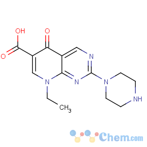 CAS No:51940-44-4 8-ethyl-5-oxo-2-piperazin-1-ylpyrido[2,3-d]pyrimidine-6-carboxylic acid