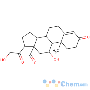 CAS No:52-39-1 (8S,9S,10R,11S,13R,14S,<br />17S)-11-hydroxy-17-(2-hydroxyacetyl)-10-methyl-3-oxo-1,2,6,7,8,9,11,12,<br />14,15,16,17-dodecahydrocyclopenta[a]phenanthrene-13-carbaldehyde