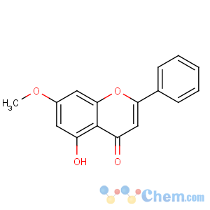 CAS No:520-28-5 5-hydroxy-7-methoxy-2-phenylchromen-4-one