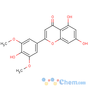 CAS No:520-32-1 5,7-dihydroxy-2-(4-hydroxy-3,5-dimethoxyphenyl)chromen-4-one