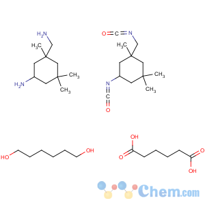 CAS No:52004-58-7 Adipic acid, 1,6-hexanediol, isophorone diisocyanate, isophoronediamine polymer