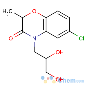 CAS No:52042-24-7 6-chloro-4-(2,3-dihydroxypropyl)-2-methyl-1,4-benzoxazin-3-one