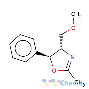 CAS No:52075-14-6 Oxazole,4,5-dihydro-4-(methoxymethyl)-2-methyl-5-phenyl-, (4S,5S)-