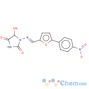 CAS No:52130-25-3 2,4-Imidazolidinedione,5-hydroxy-1-[[[5-(4-nitrophenyl)-2-furanyl]methylene]amino]-