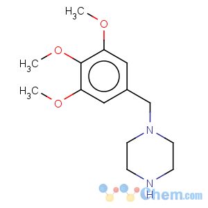 CAS No:52146-35-7 Piperazine,1-[(3,4,5-trimethoxyphenyl)methyl]-