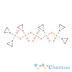 CAS No:52161-26-9 Sulfuric acid,dianhydride with 1-aziridinyl[[bis(1-aziridinyl)phosphinyl]oxy]phosphinic acid(9CI)