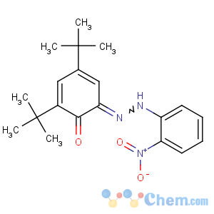 CAS No:52184-14-2 (6Z)-2,4-ditert-butyl-6-[(2-nitrophenyl)hydrazinylidene]cyclohexa-2,<br />4-dien-1-one