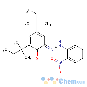 CAS No:52184-19-7 (6E)-2,<br />4-bis(2-methylbutan-2-yl)-6-[(2-nitrophenyl)hydrazinylidene]cyclohexa-2,<br />4-dien-1-one