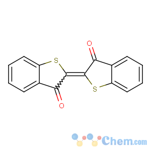 CAS No:522-75-8 (2Z)-2-(3-oxo-1-benzothiophen-2-ylidene)-1-benzothiophen-3-one