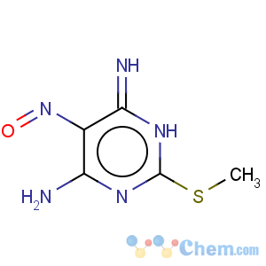 CAS No:52222-43-2 4,6-Pyrimidinediamine, 2-(methylthio)-5-nitroso-