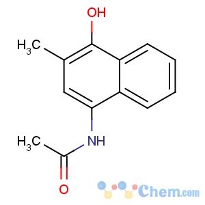 CAS No:523-68-2 N-(4-hydroxy-3-methylnaphthalen-1-yl)acetamide