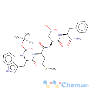 CAS No:5235-21-2 L-Phenylalaninamide,N-[(1,1-dimethylethoxy)carbonyl]-L-tryptophyl-L-methionyl-L-a-aspartyl-