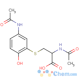 CAS No:52372-86-8 L-Cysteine,N-acetyl-S-[5-(acetylamino)-2-hydroxyphenyl]-
