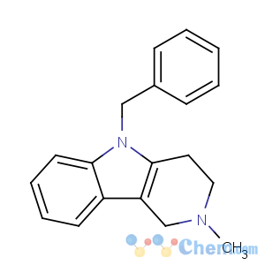 CAS No:524-81-2 5-benzyl-2-methyl-3,4-dihydro-1H-pyrido[4,3-b]indole
