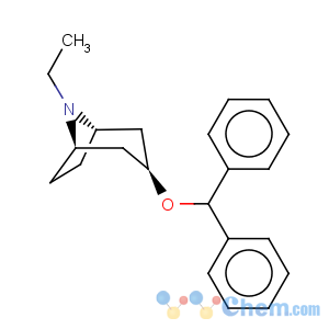 CAS No:524-83-4 8-Azabicyclo[3.2.1]octane,3-(diphenylmethoxy)-8-ethyl-, (3-endo)-
