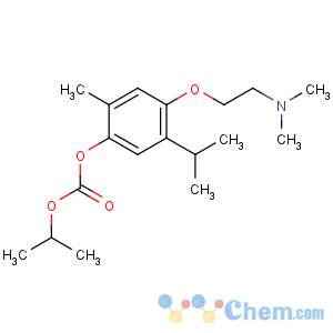 CAS No:52403-19-7 [4-[2-(dimethylamino)ethoxy]-2-methyl-5-propan-2-ylphenyl] propan-2-yl<br />carbonate
