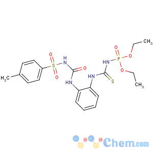 CAS No:52406-01-6 1-[2-(diethoxyphosphorylcarbamothioylamino)phenyl]-3-(4-methylphenyl)<br />sulfonylurea