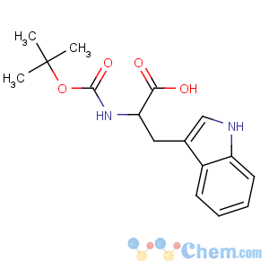 CAS No:5241-64-5 (2R)-3-(1H-indol-3-yl)-2-[(2-methylpropan-2-yl)oxycarbonylamino]<br />propanoic acid