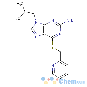 CAS No:52445-99-5 9-(2-methylpropyl)-6-(pyridin-2-ylmethylsulfanyl)purin-2-amine