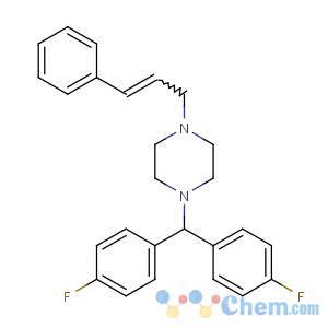 CAS No:52468-60-7 1-[bis(4-fluorophenyl)methyl]-4-[(E)-3-phenylprop-2-enyl]piperazine