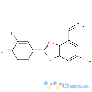 CAS No:524684-52-4 (4Z)-4-(7-ethenyl-5-hydroxy-3H-1,<br />3-benzoxazol-2-ylidene)-2-fluorocyclohexa-2,5-dien-1-one
