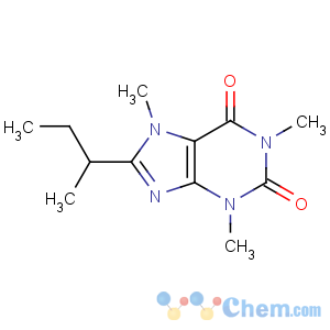 CAS No:52482-62-9 8-butan-2-yl-1,3,7-trimethyl-purine-2,6-dione