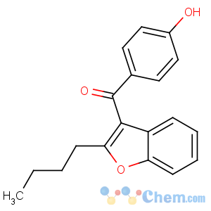 CAS No:52490-15-0 (2-butyl-1-benzofuran-3-yl)-(4-hydroxyphenyl)methanone