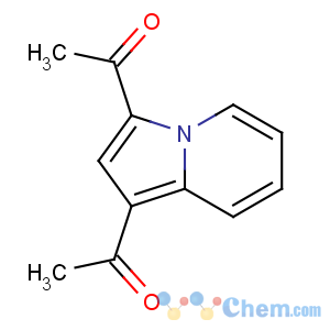 CAS No:525-42-8 Ethanone,1,1'-(1,3-indolizinediyl)bis- (9CI)