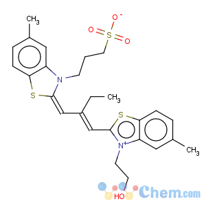 CAS No:52525-52-7 5,5'-Dimethyl-9-ethyl-3-(2-hydroxyethyl)-3'-(3-sulfopropyl)thiacarbocyanine betaine