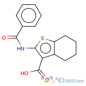 CAS No:52535-73-6 2-(benzoylamino)-4,5,6,7-tetrahydro-1-benzothiophene-3-carboxylic acid