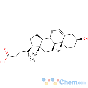 CAS No:5255-17-4 Chol-5-en-24-oic acid,3-hydroxy-, (3b)-