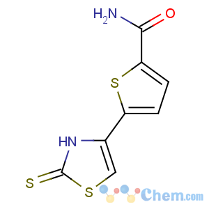 CAS No:52560-89-1 5-(2-sulfanylidene-3H-1,3-thiazol-4-yl)thiophene-2-carboxamide