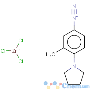 CAS No:52572-38-0 3-Methyl-4-(1-pyrrolidinyl)benzenediazonium trichlorozincate