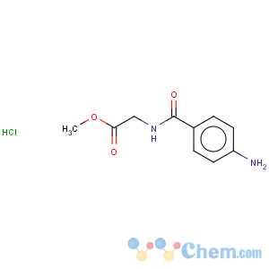 CAS No:5259-86-9 Glycine,N-(4-aminobenzoyl)-, methyl ester