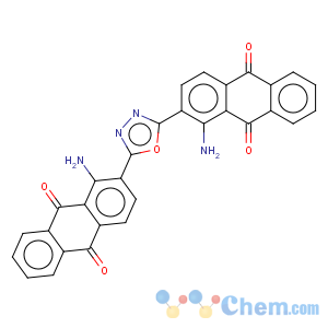 CAS No:52591-25-0 2,2'-(1,3,4-oxadiazole-2,5-diyl)bis[1-aminoanthraquinone]