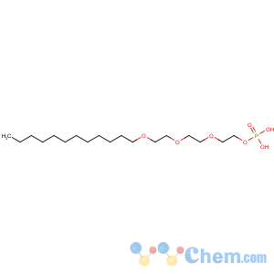 CAS No:52598-24-0 Ethanol,2-[2-[2-(dodecyloxy)ethoxy]ethoxy]-, 1-(dihydrogen phosphate)