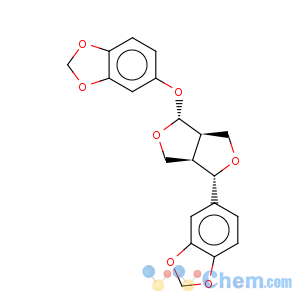 CAS No:526-07-8 1,3-Benzodioxole,5-[(1S,3aR,4R,6aR)-4-(1,3-benzodioxol-5-yloxy)tetrahydro-1H,3H-furo[3,4-c]furan-1-yl]-