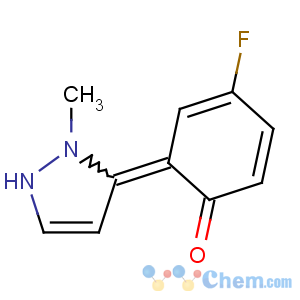 CAS No:52623-00-4 (6E)-4-fluoro-6-(2-methyl-1H-pyrazol-3-ylidene)cyclohexa-2,4-dien-1-one