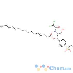 CAS No:52628-58-7 [(1R,2R)-2-[(2,<br />2-dichloroacetyl)amino]-3-hydroxy-1-(4-methylsulfonylphenyl)propyl]<br />hexadecanoate