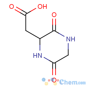 CAS No:52661-97-9 2-[(2S)-3,6-dioxopiperazin-2-yl]acetic acid