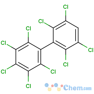 CAS No:52663-77-1 1,2,3,4,5-pentachloro-6-(2,3,5,6-tetrachlorophenyl)benzene