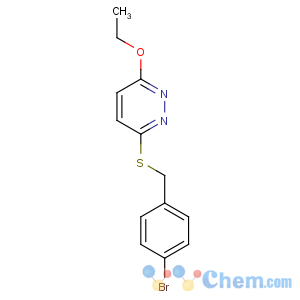CAS No:5273-52-9 Pyridazine,3-[[(4-bromophenyl)methyl]thio]-6-ethoxy-
