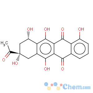 CAS No:52744-22-6 5,12-Naphthacenedione,8-acetyl-7,8,9,10-tetrahydro-1,6,8,10,11-pentahydroxy-, (8S,10S)-