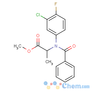 CAS No:52756-25-9 methyl 2-(N-benzoyl-3-chloro-4-fluoroanilino)propanoate
