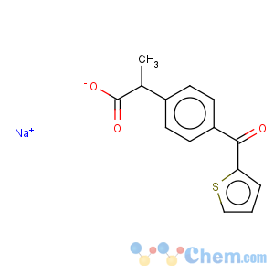 CAS No:52779-97-2 Benzeneacetic acid, a-methyl-4-(2-thienylcarbonyl)-,sodium salt (1:1)